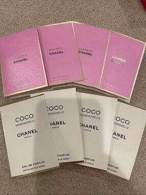 Chanel Perfume samples - set of 8